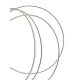 LT4403 Incudo  PVC guitar purfling white/black/white plain 3-ply - 1700x1.5x1.5mm (66.9x0.06x0.06")