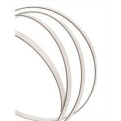   LT4406 Incudo  PVC guitar binding white/black/white plain 3-ply - 1700x6x1.5mm (66.9x0.24x0.06")