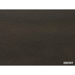   LT49130E0 Allparts  ebony peghead veneer, 205 x 105 x 6mm (8 1/16" x 4 1/8" x 1/4")