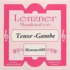 LTG-A7 Lenzner  A-7 string for tenor viola da gamba, gut-silver, scale: 68 cm.