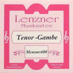   LTG-G5 Lenzner  G-5 string for tenor viola da gamba, gut-silver, scale: 68 cm.
