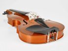 LV-1012 Leonardo Elementary series violin outfit 1/2, laminated, nitro varnish, blackened hardwood fittings, finetuner tailpiece, case