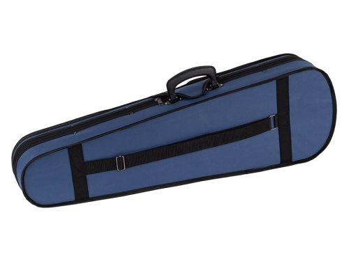 Leonardo LV-1034 Elementary Serie Geige Set 3/4 – laminiert, Nitrolack, schwarz lackiertes Ahornholz, Feinstimmer, Etui, Bogen, Kolophonium