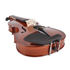   LV-1514 Leonardo Elementary series violin outfit 1/4, all solid, nitro varnish, blackened hardwood fittings, finetuner tailpiece, case