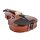 LV-1514 Leonardo Elementary series violin outfit 1/4, all solid, nitro varnish, blackened hardwood fittings, finetuner tailpiece, case