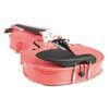 Leonardo LV-1544-PK Elementary Serie Geige Set 4/4 – Teerosenpink, Massivholz, Nitrolack, Feinstimmer, Etui, Bogen, Kolophonium
