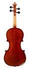 LV-2012 Leonardo Student series violin outfit 1/2, all solid, European flamed maple, ebony fittings, oblong case, bow