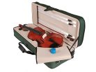 LVA-20140 Leonardo Student series viola outfit 14.0" (35.5cm), all solid, flamed, ebony fittings, finetuner tailpiece, case, bow