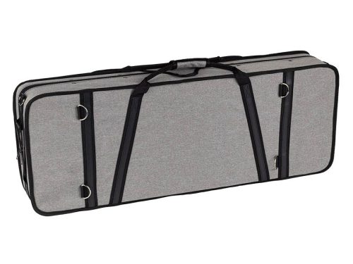 Leonardo LVA-20165 Set Violă Școlară 16.5" (42.5 cm) – Lemn masiv, Arțar flammé, Abanos, Cordar cu fixuri, Toc, Arcuș