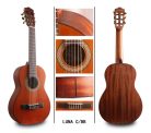 Luna C/BB Salvador Cortez Iberia Series classic guitar solid Canadian cedar top + sapele, open pore finish - BAMBINO 530mm scale