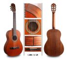 Luna C/JR Salvador Cortez Iberia Series classic guitar solid Canadian cedar top + sapele, open pore finish - JUNIOR 592mm scale