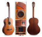 Luna CE Salvador Cortez Iberia Series classic guitar solid Canadian cedar top + sapele, open pore finish - Fishman Clasica II