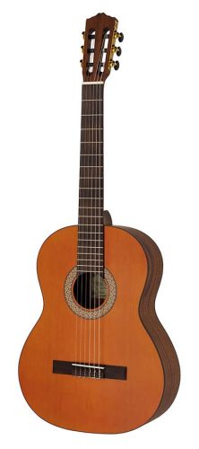 Luna CL Salvador Cortez Iberia Series classic guitar solid Canadian cedar top + sapele, open pore finish -  lefthanded