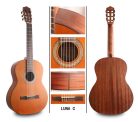 Luna C Salvador Cortez Iberia Series classic guitar solid Canadian cedar top + sapele, open pore finish