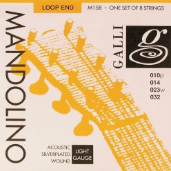   M-158 Galli  string set mandolin, silverplated wound, light 010-014-023-032