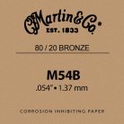 M-54-B Martin Traditional Series 054 string, 80/20 bronze,