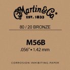 M-56-B Martin Traditional Series 056 string, 80/20 bronze,