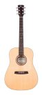 M10 Kremona  dreadnought guitar with solid spruce top and sapelli b&s