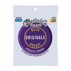   M150 Martin Originals string set 80/20 bronze, medium, 013-017-026-035-045-056
