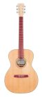 M15GG Kremona Green Globe OM guitar with solid spruce top and sapelli b&s