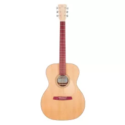   M15GG Kremona Green Globe OM guitar with solid spruce top and sapelli b&s
