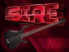 M2+ 4/TBK Sire Basses M2 2nd Gen Series Marcus Miller 4-string active bass guitar transparent black