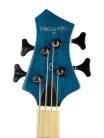 M2+ 4/TBL Sire Basses M2 2nd Gen Series Marcus Miller 4-string active bass guitar transparent blue