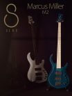 M2+ 4/TBL Sire Basses M2 2nd Gen Series Marcus Miller 4-string active bass guitar transparent blue