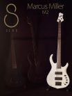 M2+ 4/WHP Sire Basses M2 2nd Gen Series Marcus Miller 4-string active bass guitar white pearl