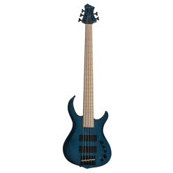   M2+ 5/TBL Sire Basses M2 2nd Gen Series Marcus Miller 5-string active bass guitar transparent blue