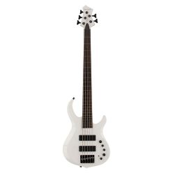   M2+ 5/WHP Sire Basses M2 2nd Gen Series Marcus Miller 5-string active bass guitar white pearl