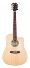 M20 Kremona All Solid Series dreadnought guitar with solid spruce top and solid sapelli b&s