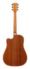 M20E Kremona All Solid Series dreadnought guitar with solid spruce top and solid sapelli b&s, LR Baggs EAS