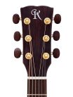 M20E Kremona All Solid Series dreadnought guitar with solid spruce top and solid sapelli b&s, LR Baggs EAS