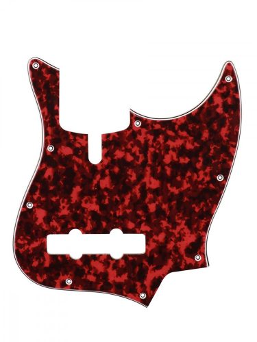 M4V-310-RR Boston  pickguard, Sire Marcus Miller V-series 4-string, 3 ply, tiger red