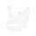 M4V-310-W Boston  pickguard, Sire Marcus Miller V-series 4-string, 3 ply, white