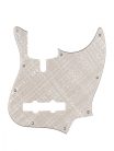 M4V-410-PWW Boston  pickguard, Sire Marcus Miller V-series 4-string, 4 ply, pearl white webbing