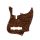 M4V-410-TBP Boston  pickguard, Sire Marcus Miller V-series 4-string, 4 ply, tortoise brown pearl