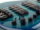 M5+ S4/TBL Sire Basses M5 Series Marcus Miller swamp ash 4-string active bass guitar transparent blue