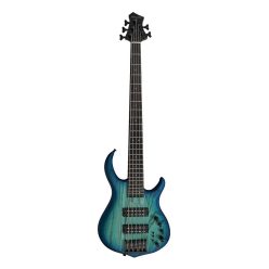  M5+ S5/TBL Sire Basses M5 Series Marcus Miller swamp ash 5-string active bass guitar transparent blue
