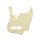 M5V-310-PC Boston  pickguard, Sire Marcus Miller V-series 5-string, 3 ply, pearl cream