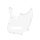 M5V-310-W Boston  pickguard, Sire Marcus Miller V-series 5-string, 3 ply, white