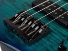 M7+ A4/TBL Sire Basses M7 2nd Gen Series Marcus Miller alder + solid maple 4-string bass guitar transparent blue