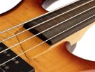 M7+ A4F/BRS Sire Basses M7 2nd Gen Series Marcus Miller fretless alder + solid maple 4-string bass guitar brown