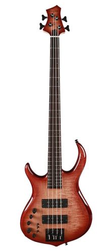 M7+ A4L/BRS Sire Basses M7 2nd Gen Series Marcus Miller lefty alder + solid maple 4-string bass guitar brown