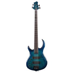   M7+ A4L/TBL Sire Basses M7 2nd Gen Series Marcus Miller lefty alder + solid maple 4-string bass guitar transparent blue