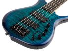 M7+ A5/TBL Sire Basses M7 2nd Gen Series Marcus Miller alder + solid maple 5-string bass guitar transparent blue