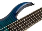 M7+ A5/TBL Sire Basses M7 2nd Gen Series Marcus Miller alder + solid maple 5-string bass guitar transparent blue