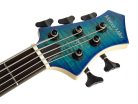 M7+ A5/TBL Sire Basses M7 2nd Gen Series Marcus Miller alder + solid maple 5-string bass guitar transparent blue