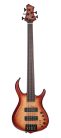 M7+ A5F/BRS Sire Basses M7 2nd Gen Series Marcus Miller fretless alder + solid maple 5-string bass guitar brown